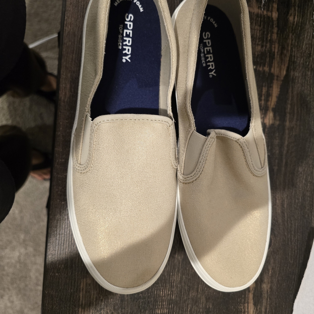 Sperry Tan Slip-On Shoes
